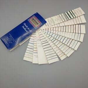 Kreinik Metallic single strand silk collection Fan Deck sample book